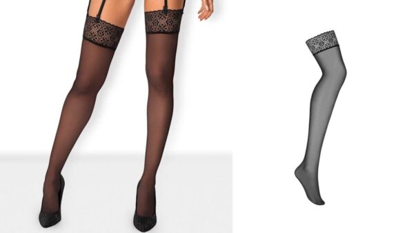 Obsessive Shibu stockings black L/XL