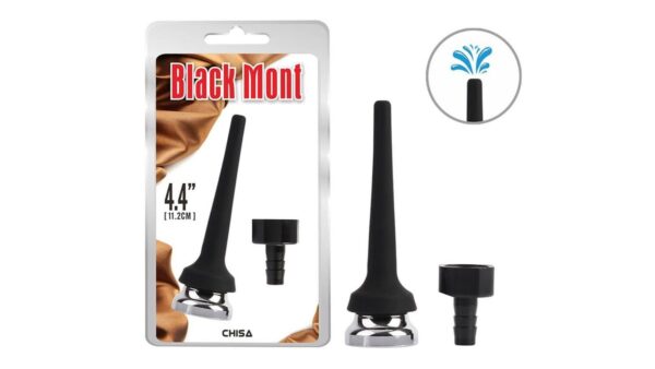 Black Mont - Tapered Silicone Enema Attachment