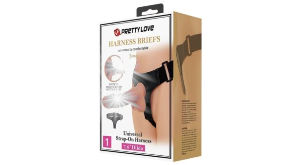 Pretty Love Tom Harness Briefs - Dildóval