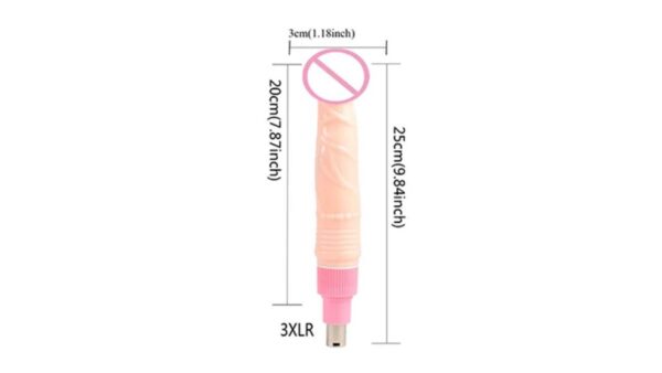 MToys - Szexgép dildo 25cm  002.  Sex machine dildo  002